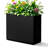 Large Rectangular Planter - Metal Rectangular Planter Box with Drainage Holes for Indoor and Outdoor Use-743315942-743315943