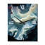 Horloge murale turquoise corail anémone-1159963925