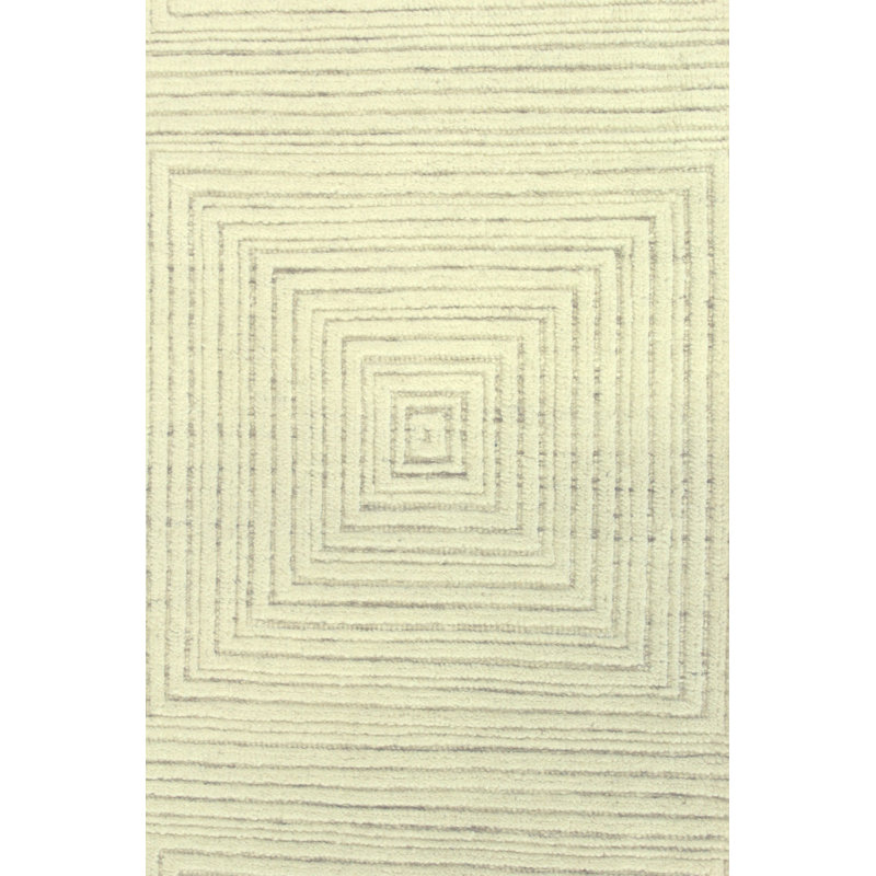 Pyramids Wool Geometric Indoor Rug, Rectangle 7'11" x 10'1"
