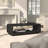 Lonni 47" Wide Rectangular Coffee Table in Black Grain-1399442983