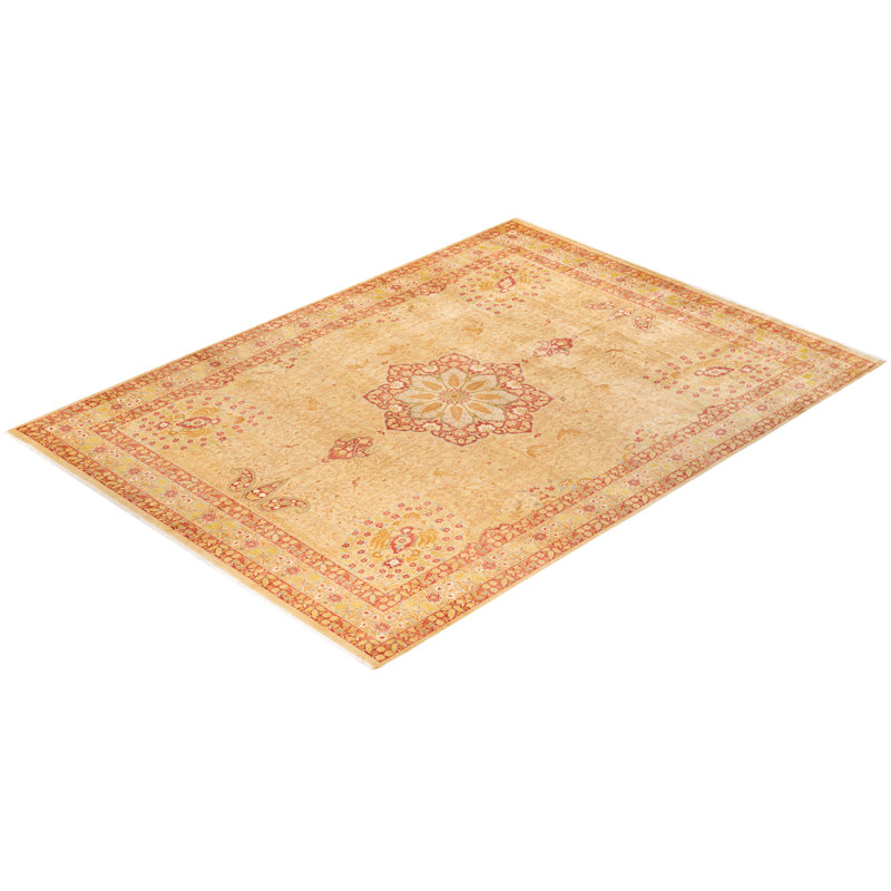 Classic One-of-a-Kind 9' 1" X 12' 8" Hand Knotted Area Rug
