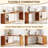 Makeup Vanity Desk, Large Vanity Dressing Table With Reversible Drawers Cabinet-997960351