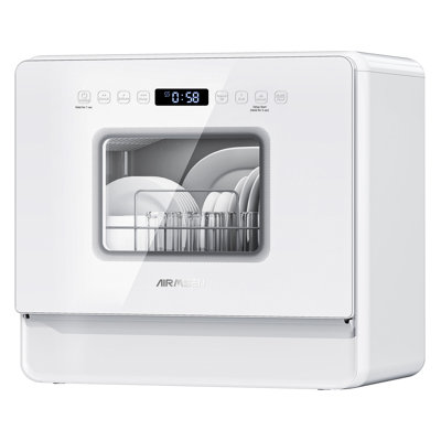 21.6" Portable Countertop Dishwasher With 5-liter Water Tank