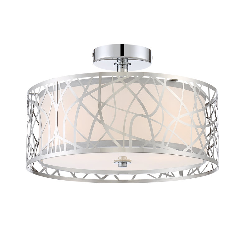 Catoosa Fabric Semi Flush Mount