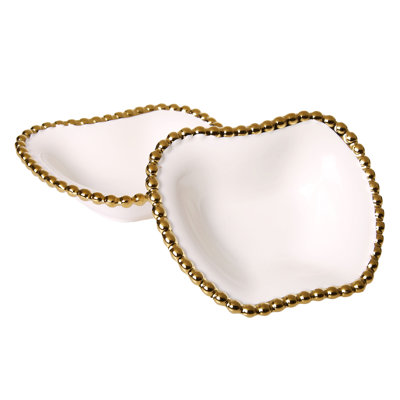 Alcott Hill® Laskie Ceramic Divided Serving Dish
