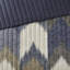 Ensemble de courtepointe 3 pièces très grand / très grand bleu marine - Imprimé cassé, revers uni, passepoil 2 taies décoratives et imprimé détaillé sur l'envers-116011463