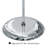 16" Diameter Single Bowl Floor Display