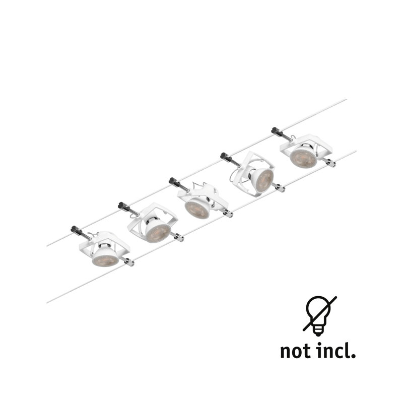 Mac II 1000cm 5 -Light Track Kit, Matt White