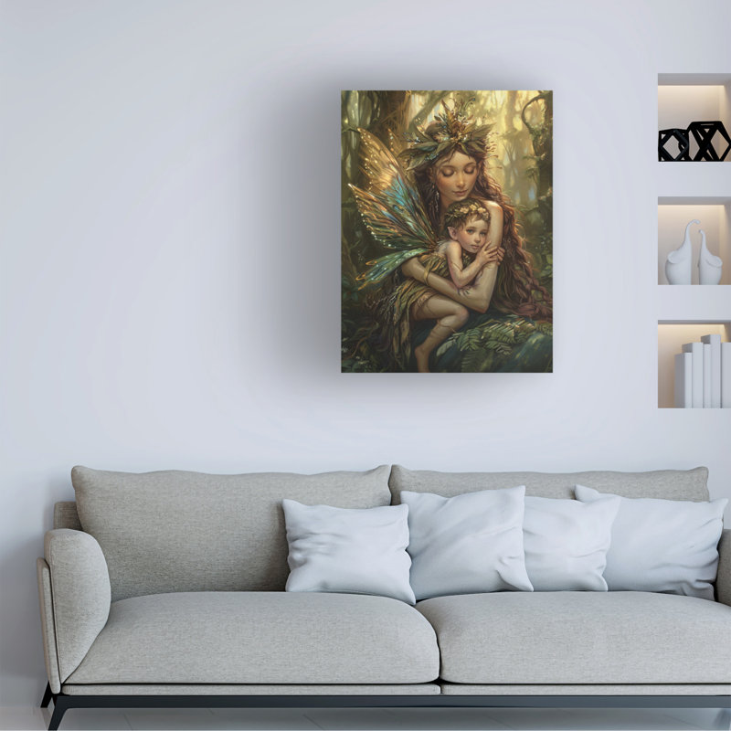 Art sur toile «rouleau Mikey Bergman Mama», H 19 po x l 14 po