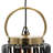 8.5"W Ford Lantern 1-Light Metal Pendant