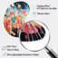 Coloré Mid Century Colorful Contrast III - Art mural abstrait asymétrique en métal de style Mid-Century, sculpture murale en métal de forme unique-103975367