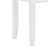 White Vanity Stool With Padded Seat
