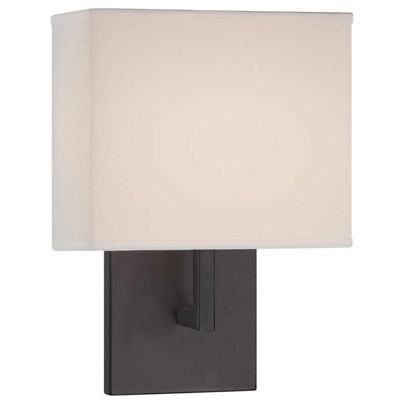 Steel LED Flush Mounted Sconce, Bronze