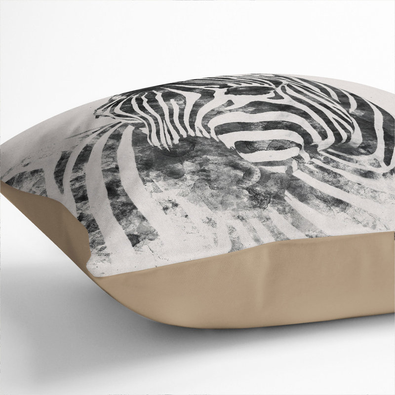 Square Cushion, 40cm H x 40cm W x 15cm D, Stone