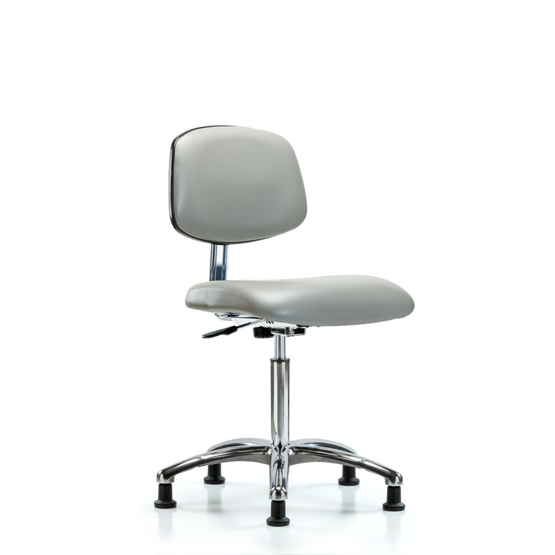 Chloe Task Chair, Dove, Glides