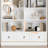 📚 Akxel 47.2" W Farmhouse Bookshelf with 3 Drawers, Wood Grain Storage Bookcase & Display Organizer, Freestanding Book Rack-1625577716