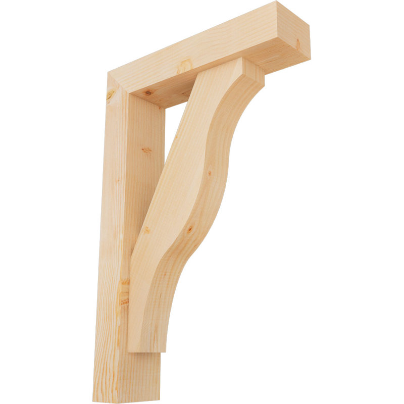 Support Funston Block avec support décalé, Sapin Douglas de l 5 1/2 po (lisse), 34 x 22