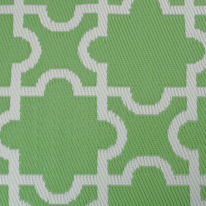 Tapis vert clair intérieur / extérieur Shugar Lattice