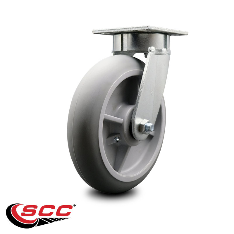 Kingpinless Thermoplastic Rubber Caster