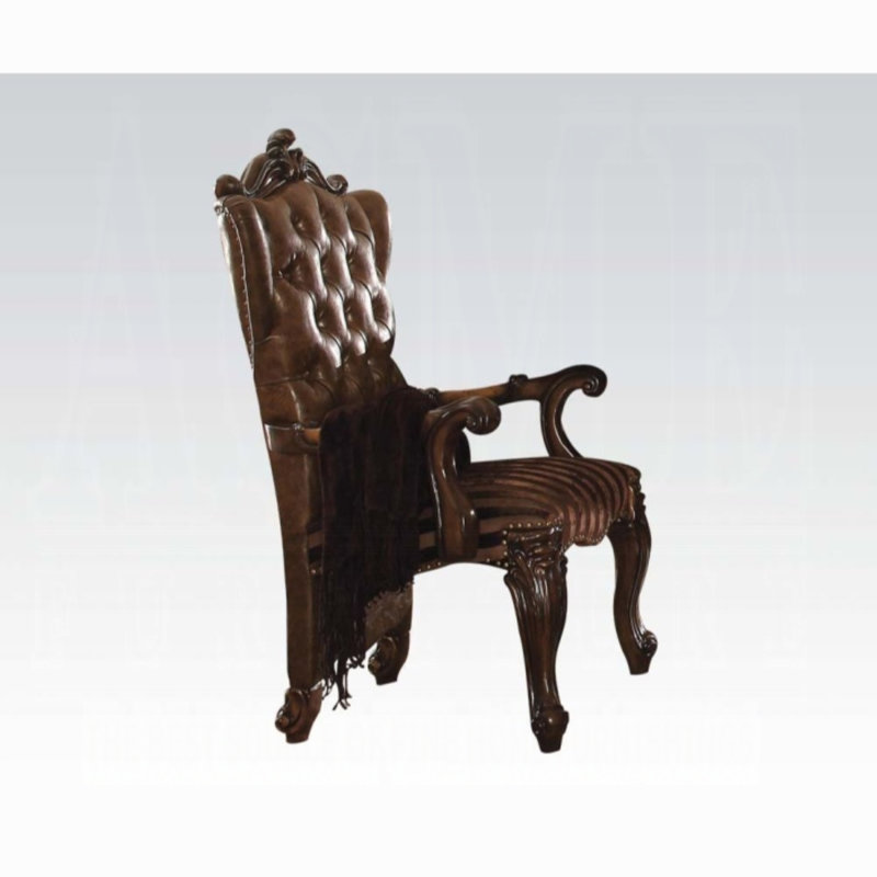 Versailles Arm Chair (Set-2), Cherry Oak