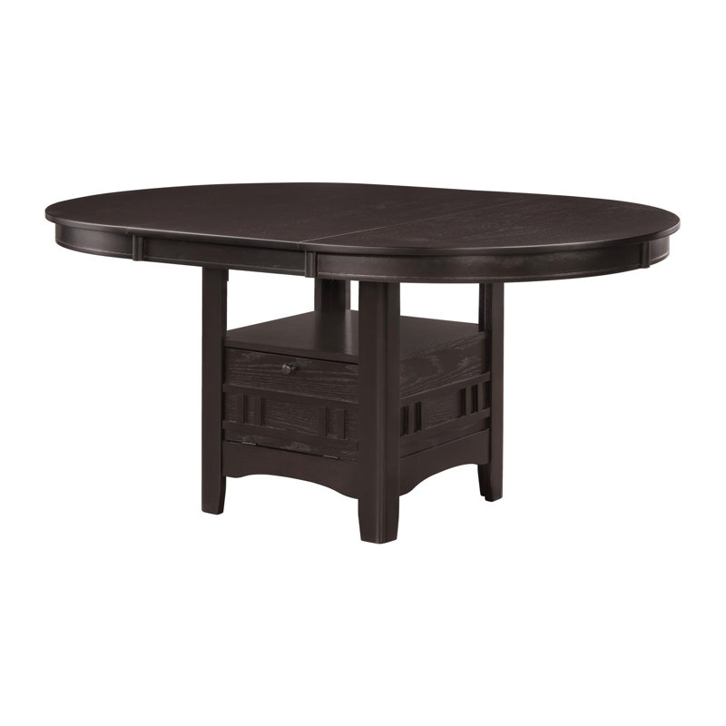 Mccoe Extendable Oval Dining Table, Espresso