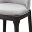 Chaise d'appoint rembourrée gris clair et chêne gris Humboldt
