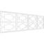 Panneau de lambris H 28 1/4 po x l 94 1/2 po x P 3/8 po