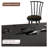 Navonte Faux Leather Upholstered Bar Stool Swivel Bar Chair for Bar Counter and Kitchen Island