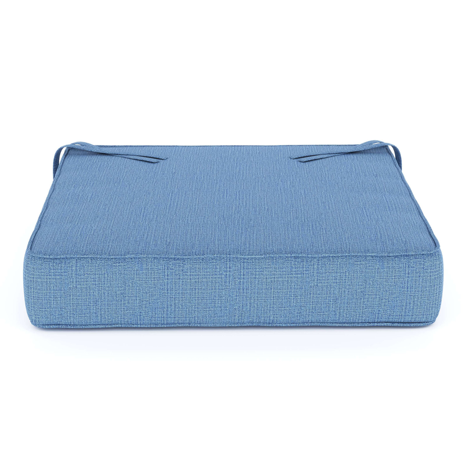 Sunbrella® Seat Cushion, Cast Ocean Sunbrella® Plainweave, 17" W x 17" D