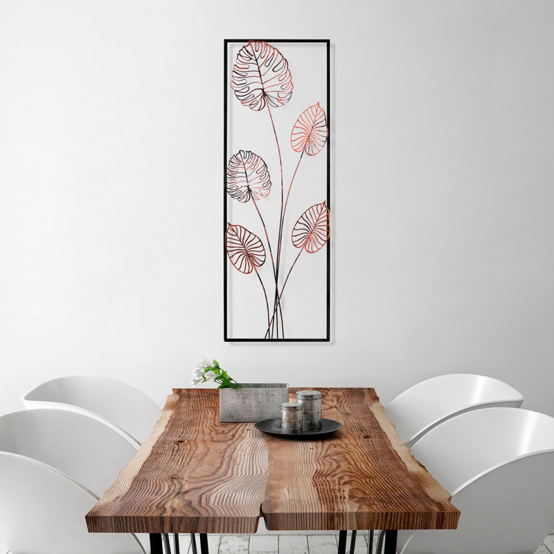 Handmade Decorative Metal Wall Accessory | 100% Metal, Thickness: 0.06 inches | Size: 28.3 x 42.5 inches | Unique Hand-Painted Design, Color Variations May Occur | Perfect for Home Décor & Artistic Touches