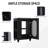 20"W Bathroom Vanity With Open Shelf, Toilet Paper Holder And Adjusatable Inner Shelf-103147443