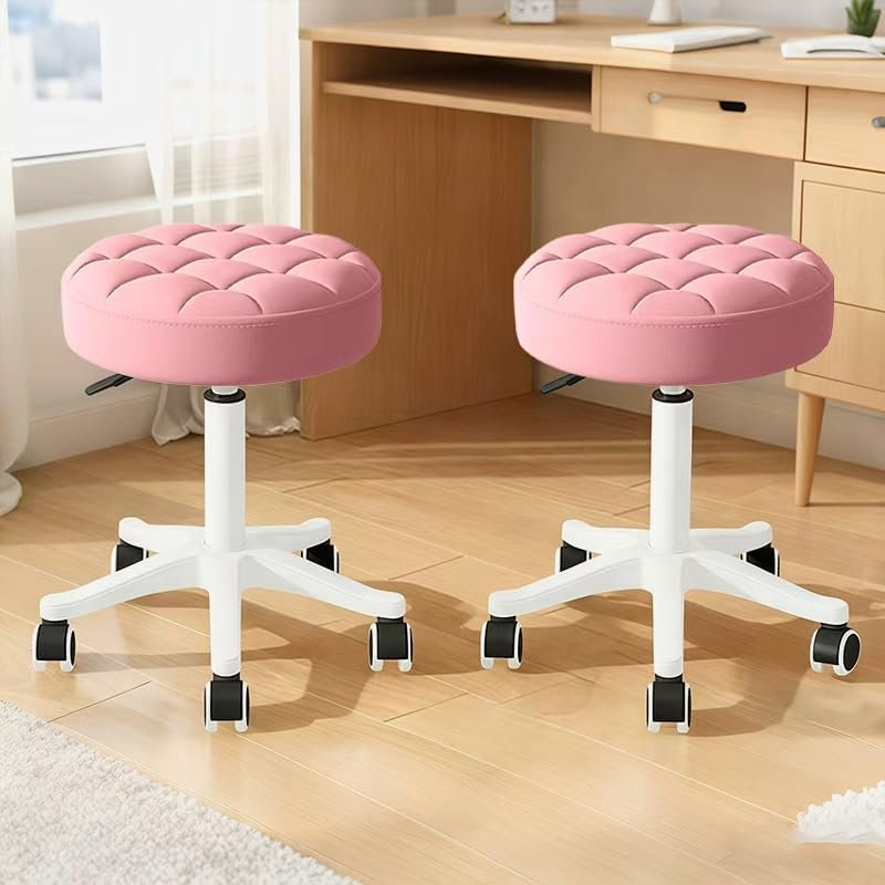 Industrial Stool, Pink