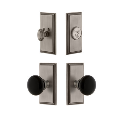 Carré Complete Entry Knob Set with Deadbolt