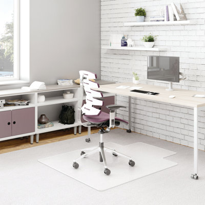 Standard Lip Chair Mat with Beveled Edge for Soft Surfaces