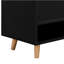Range-chaussures avec tablettes réglables, organisateur de maison minimaliste avec pieds en bois massif, buffet de rangement pour le vestibule, salon