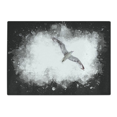 Tempered Glass Flying Seagull Chopping Board