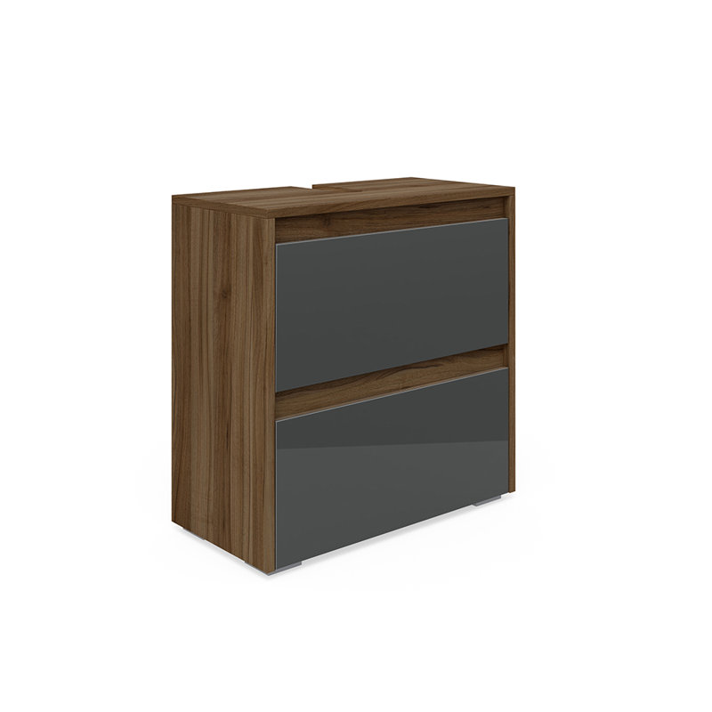 Bertolde 60.2Cm W x 62.1Cm H x 24.6Cm D Back to Wall Toilet Unit