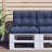 vidaXL Pallet Cushions 2 pcs Navy Blue Fabric-1206352988-1206352978-1206389747
