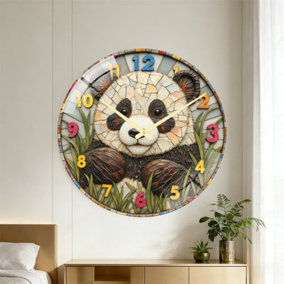 Horloge murale Panda