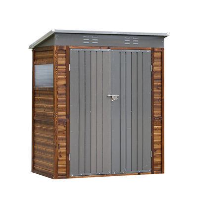 3*5FT Iron-Wood Combination Tool Shed – A Perfect Blend Of Nature And Functionality