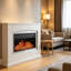 built-in electric fireplace