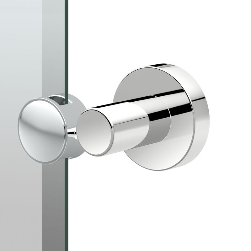 Miroir mural Glam Miroir de salle de bain, H 24 po x l 19,5 po, Nickel poli