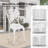 Outdoor 3-Piece Cast Aluminum Iris Bistro Set-501288081