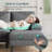  Torrence 105'' Upholstered U-Shaped Sectional Sofa with Double Chaise-1615315204