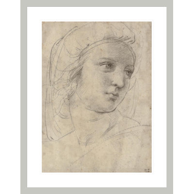«Head of a Muse» par Raphael, impression giclée sur cadre