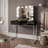 Begie Dressing Table with Mirror-195217943