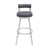 Grey Seat/ Silver Frame