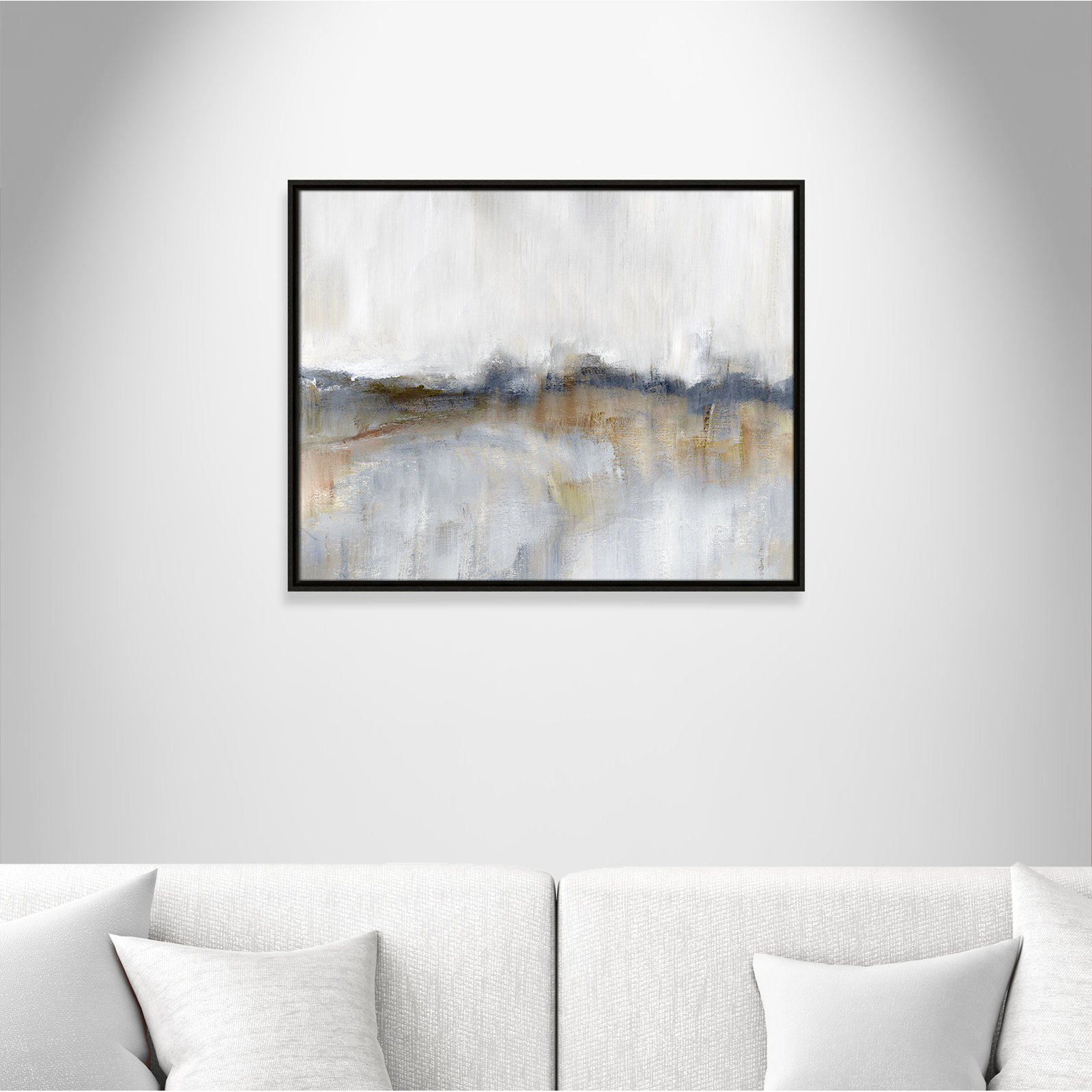 Rosebud Print by Nan, 23.5" H x 29.5" W, Black