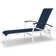 Askar Outdoor Rust-Resistant Metal Chaise Lounge