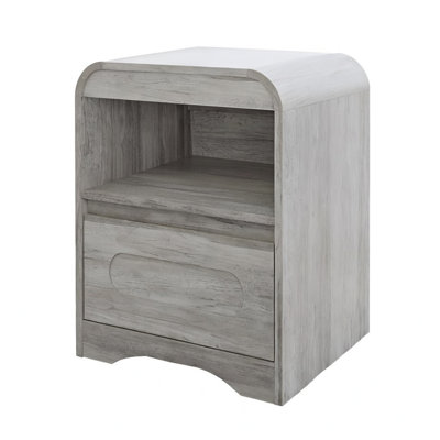 Curved Nightstand  Grey